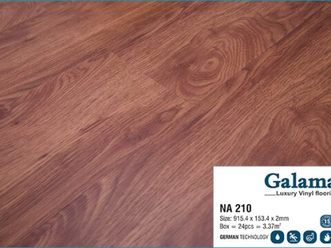 Sàn nhựa Gía rẻ galamax 2mm giả gỗ