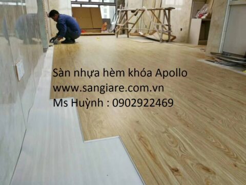 Sàn nhựa hèm khóa Apollo giá rẻ